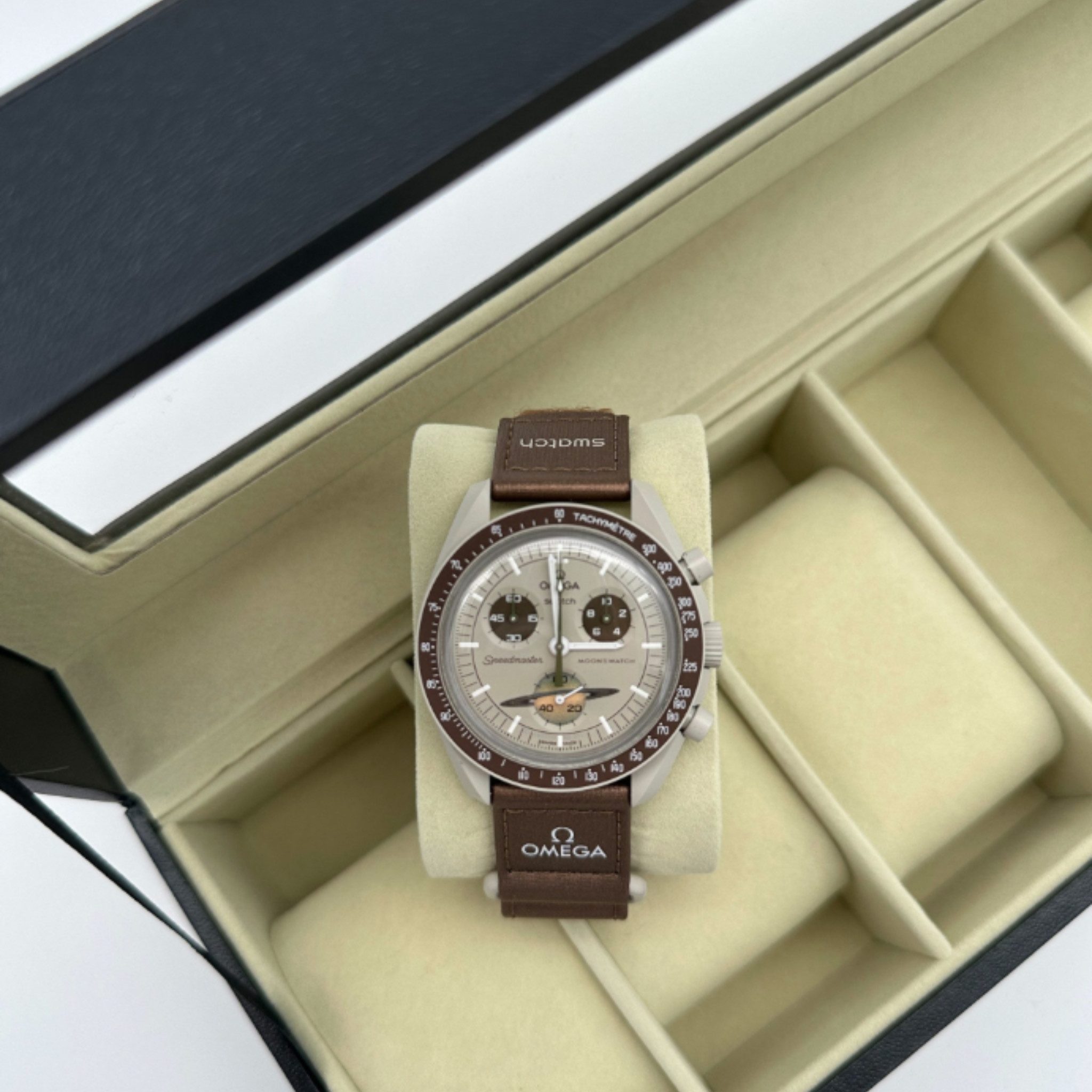 Swatch Chronograph Swatch x Omega Bioceramic Moonswatch Mission to Saturn M günstig online kaufen