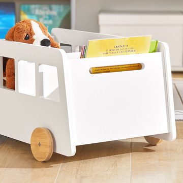 SoBuy Bücherregal KMB41, Kinderregal Aufbewahrungsregal für Kinder Bücherständer Spielzeugregal