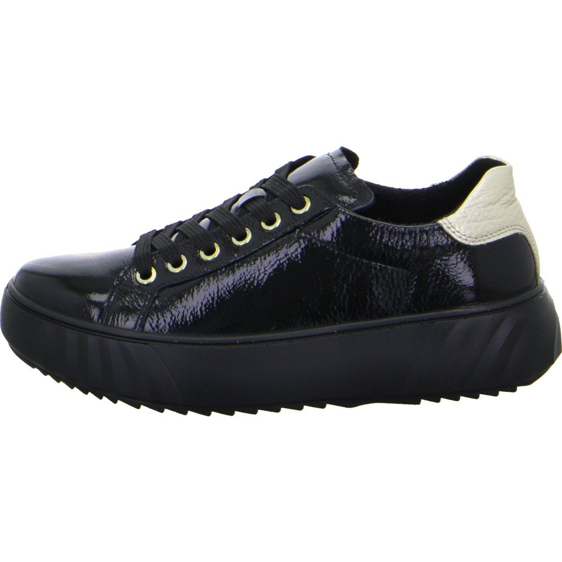 Sneaker schwarz Ara 049670 Monaco Ara Damen Schuhe, - Leder Sneaker