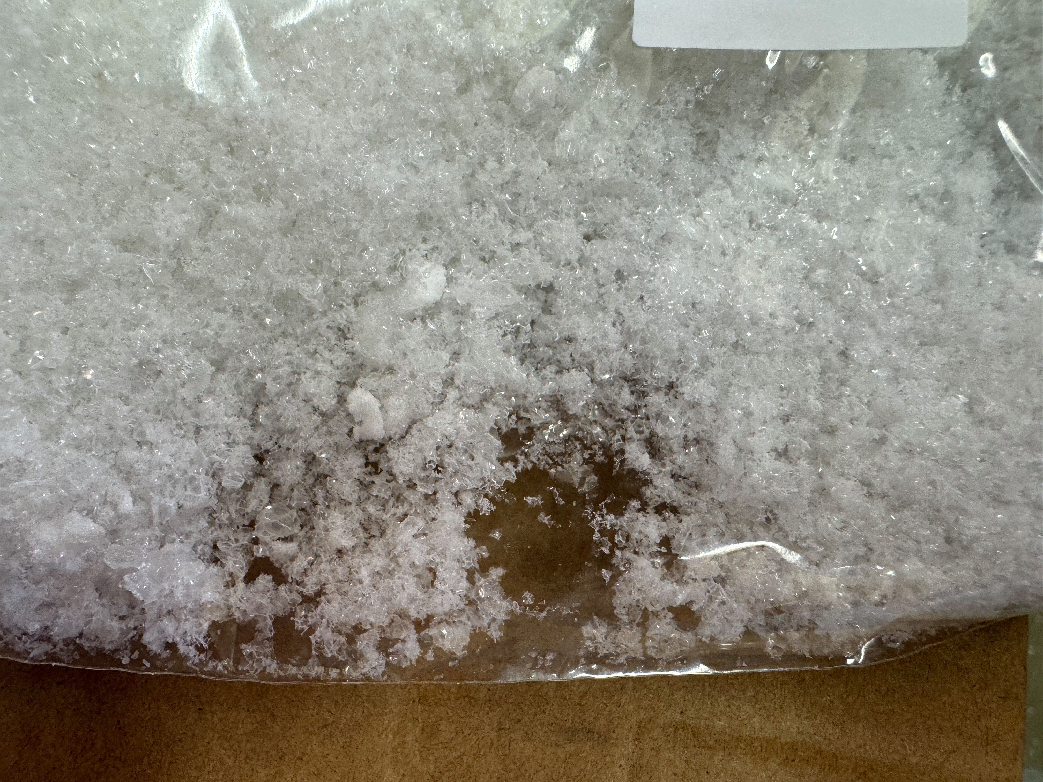 RIFFELMACHER & WEINBERGER Weihnachtsbaumkugel Weihnachtsdeko 'Pulver Schnee', 1l - Weiß' glänze