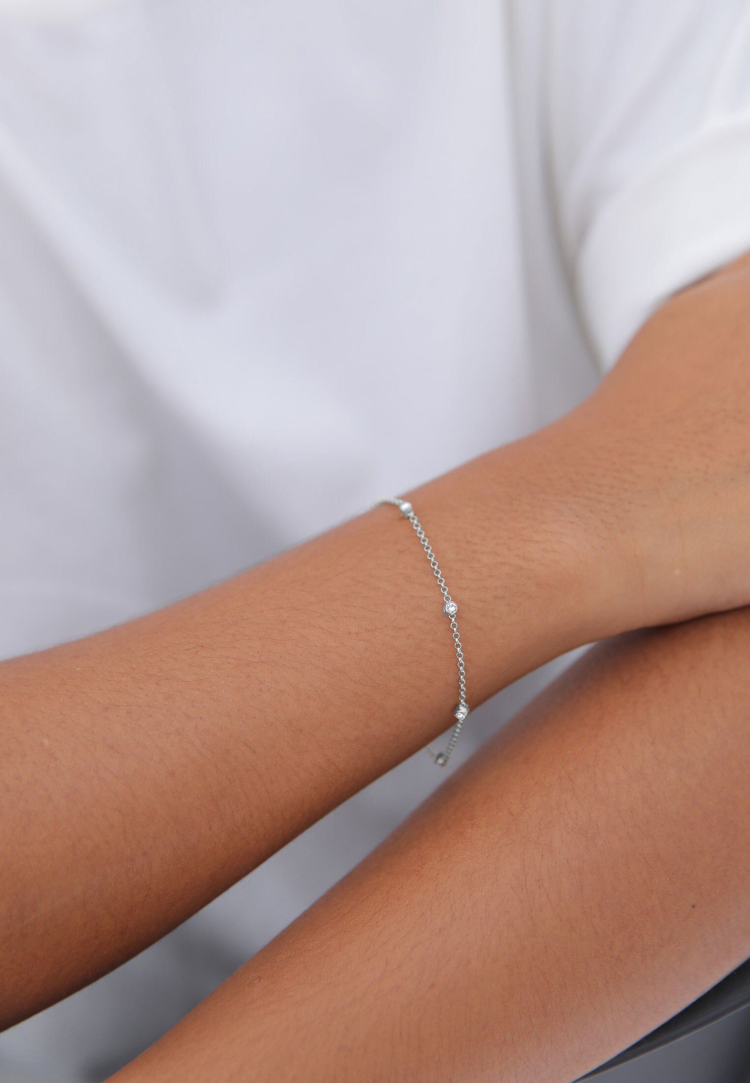 Elli Armband Basic 925 Klassisch Kristalle Silber