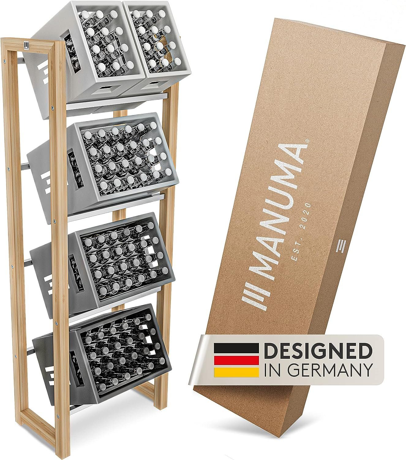 MANUMA® Standregal JAMES GETRÄNKEKISTENREGAL, Dein Getränkeregal günstig online kaufen