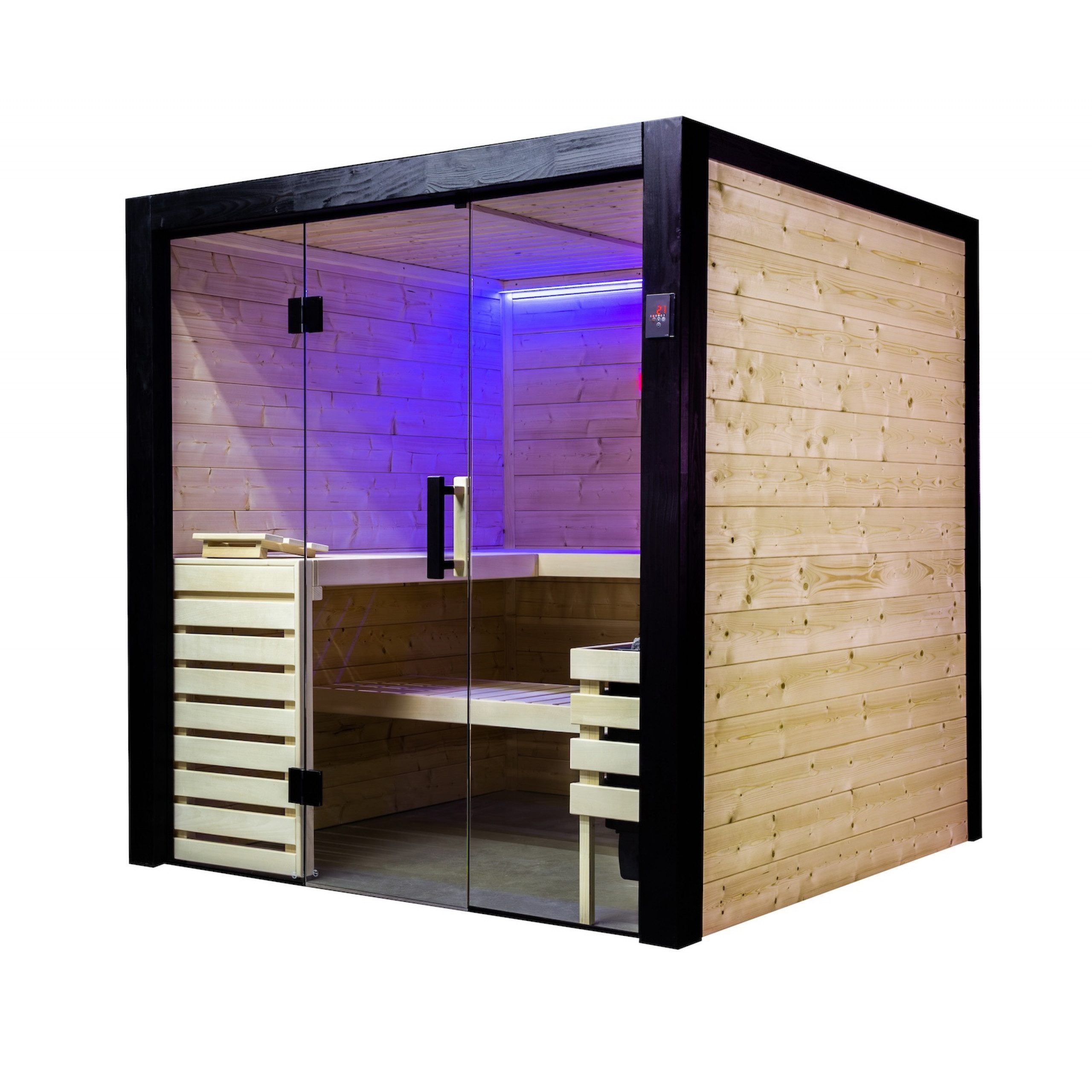 HARVIA Sauna Harvia Family Large Saunakabine Massivholzsauna aus Fichte