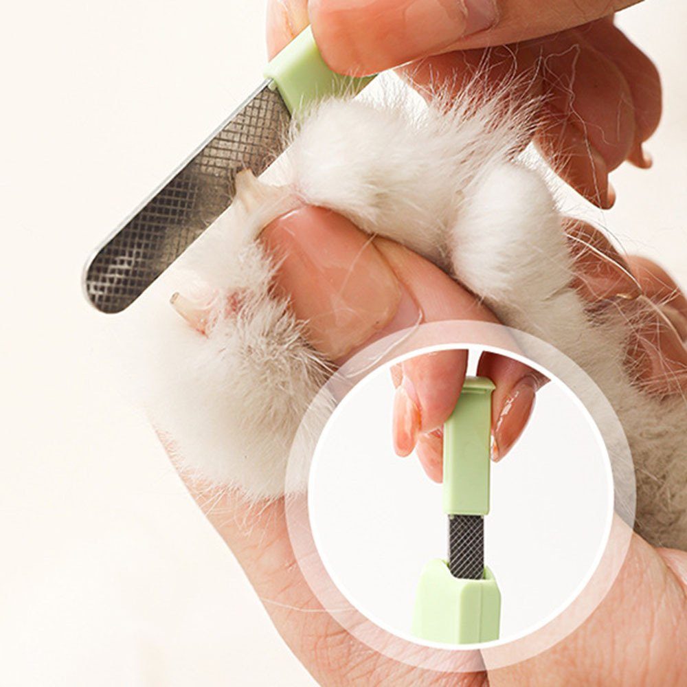 Blusmart Nagelknipser Katzen-Nagelknipser Mit LED. green Arbeitssparendes, Schmerzloses