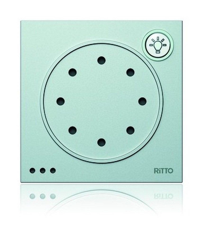 RITTO Gegensprechanlage, Sprachmodul Bus-System silber 95 x 95 x 33 mm