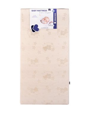 Kindermatratze Matratze extra Comfort, Kikkaboo, 12 cm hoch, 120 x 60 x 12 cm, Bezug abnehmbar