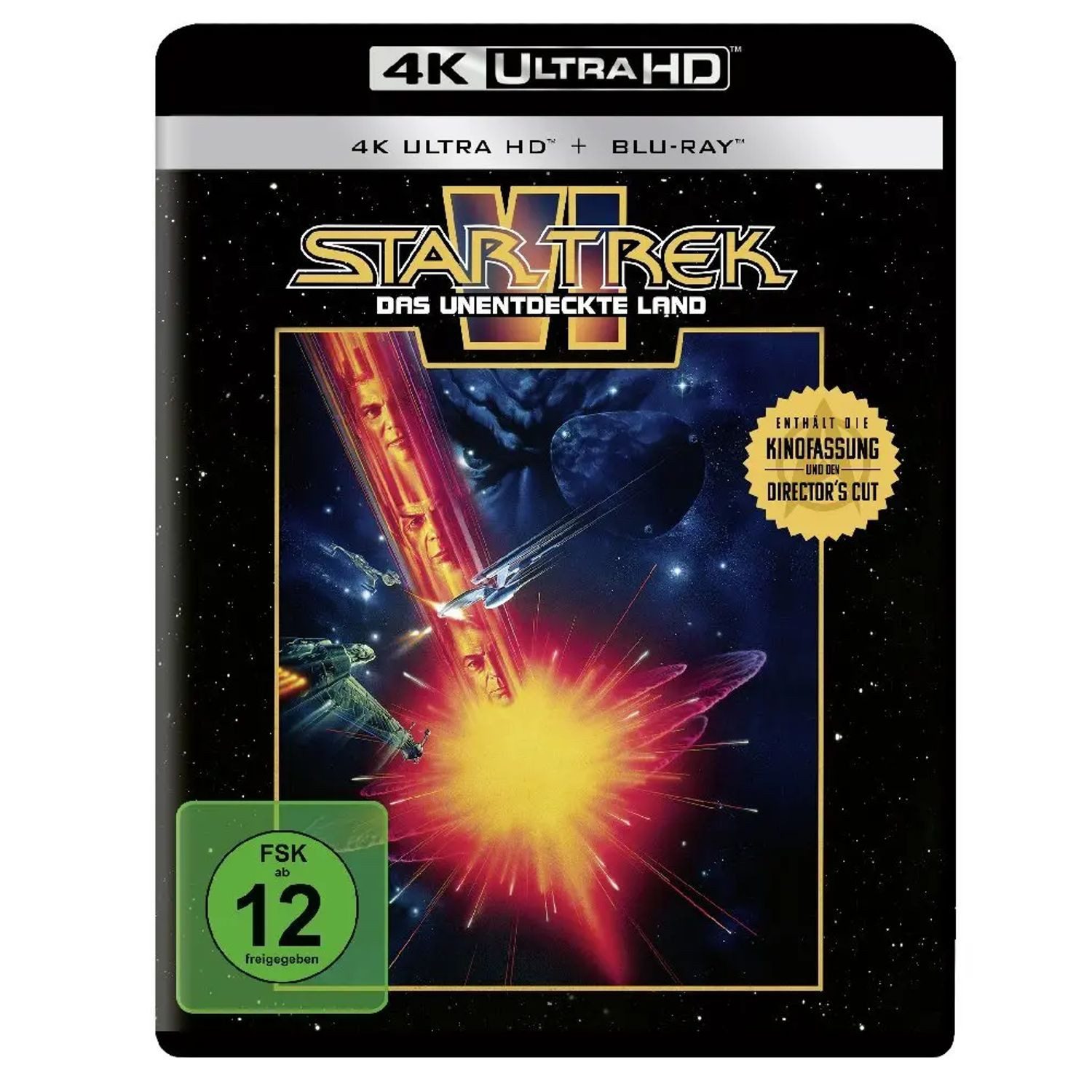Universal Pictures Blu-ray Star Trek VI: Das unentdeckte Land 4K, 1 UHD-Blu-ray + 1 Blu-ray