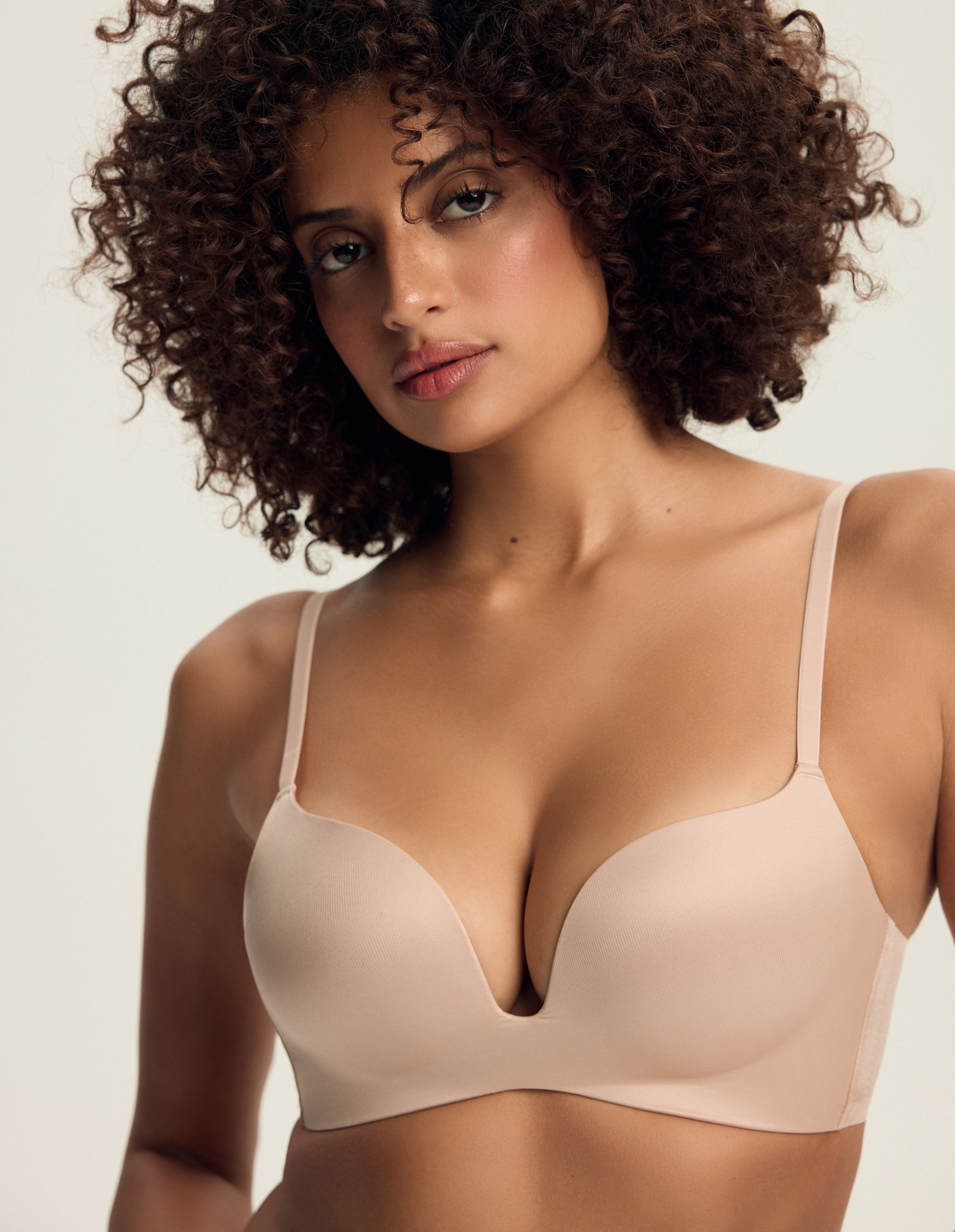 ESOTIQ Push-up-BH Super-Push-up-BH Shapy, Plunge-Dekolleté, glatte Cups