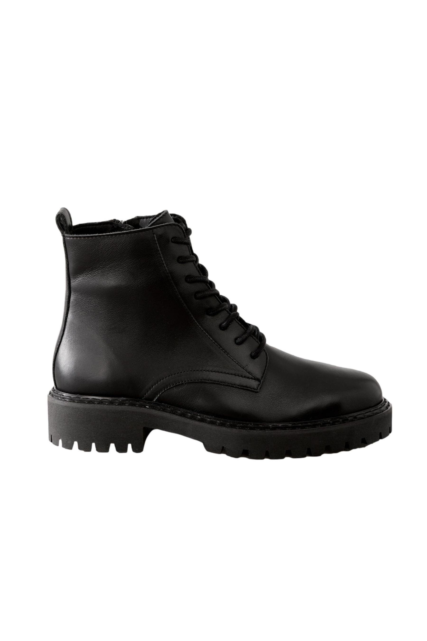 Next Premium Lederstiefel zum Schnüren Schnürstiefelette günstig online kaufen