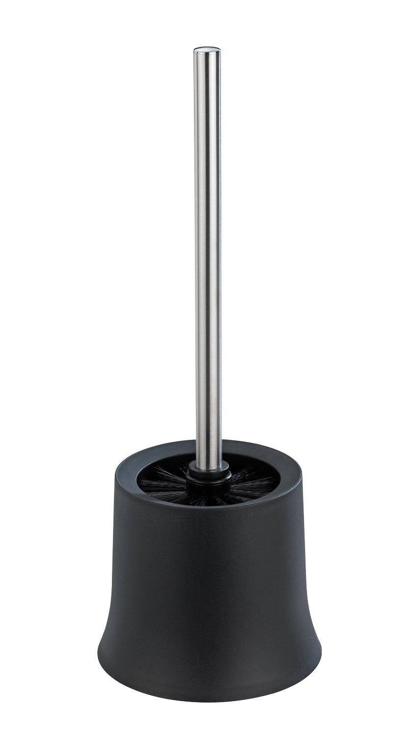 WC-Garnitur BASIC, Schwarz, Grau, H 38 cm, Kunststoff