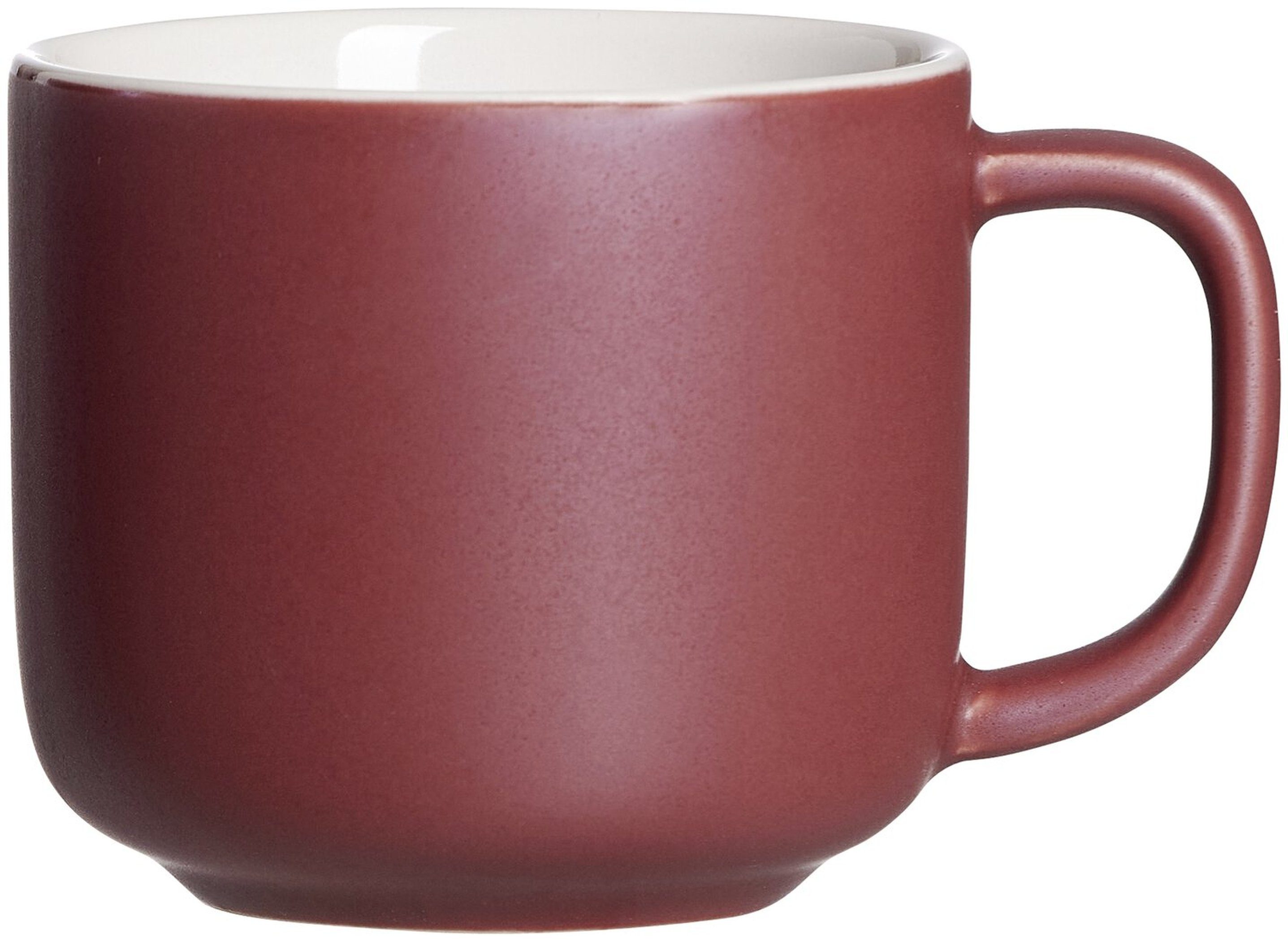 Tasse Kaffee Obertasse Keramik Serie Jasper beere 240 ml