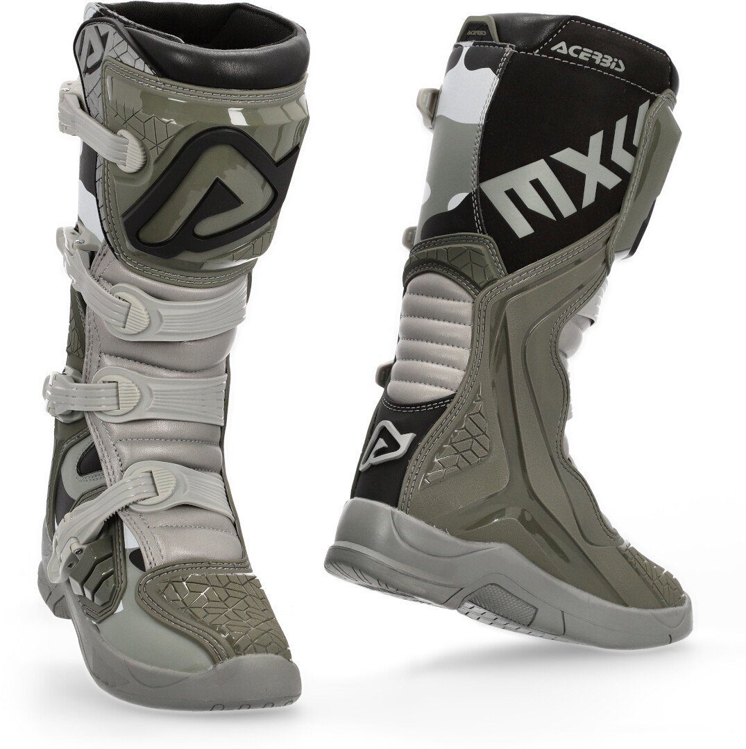 Motorradstiefel Stiefel Brown Motocross X-Team Acerbis