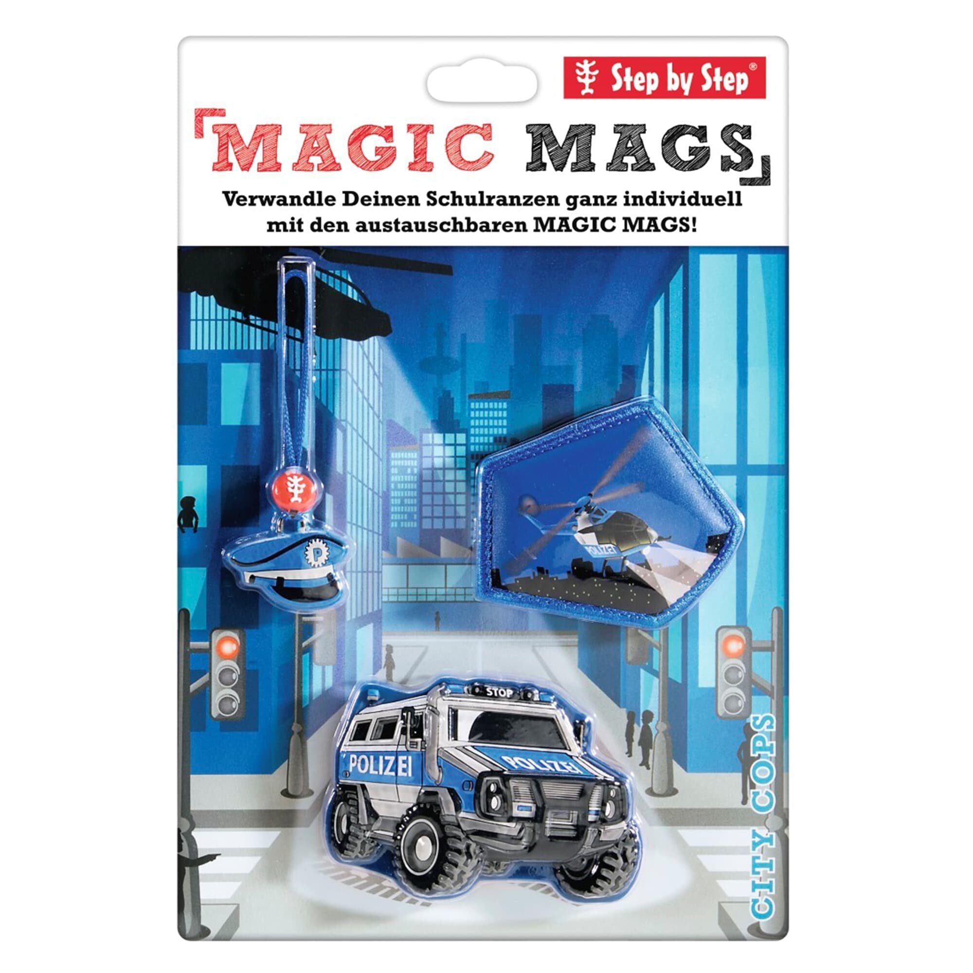Step by Step Schulranzen MAGIC MAGS Police Truck Diego