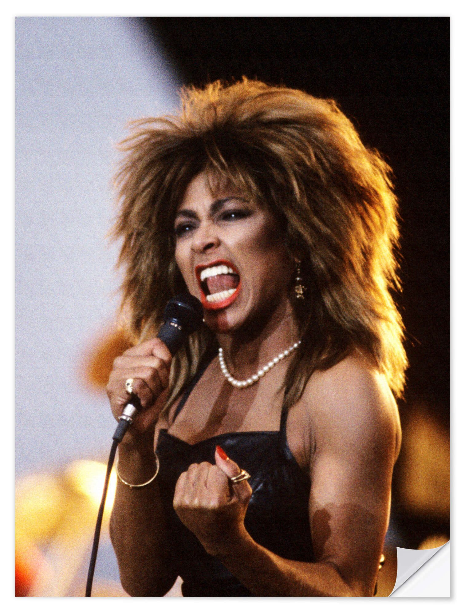 Posterlounge Плакат akg-images, Tina Turner - Power on Stage, Fotografie