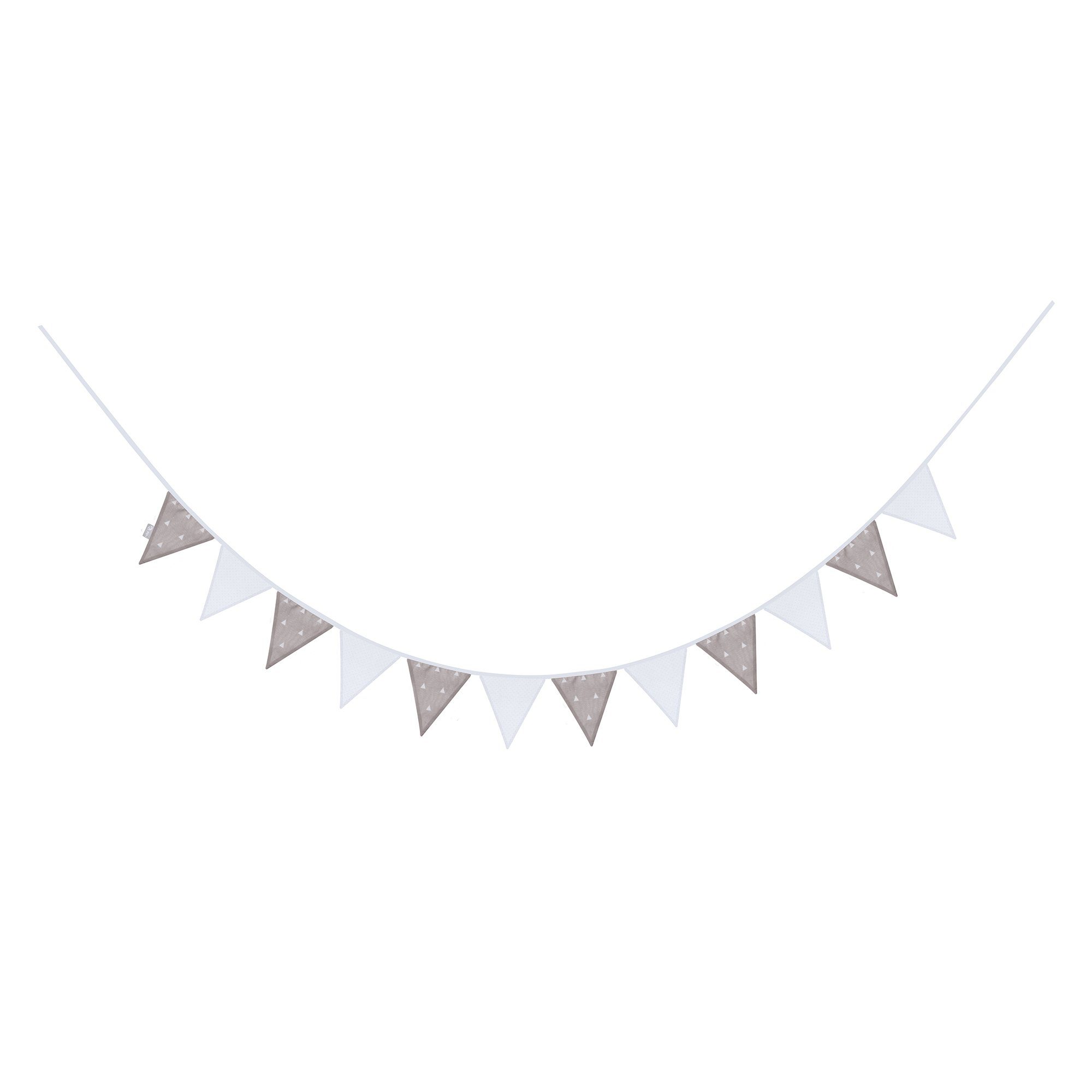 roba® Wimpelkette 12 Wimpel (2m), Длина Kette 3m, Baby- & Kinderzimmer