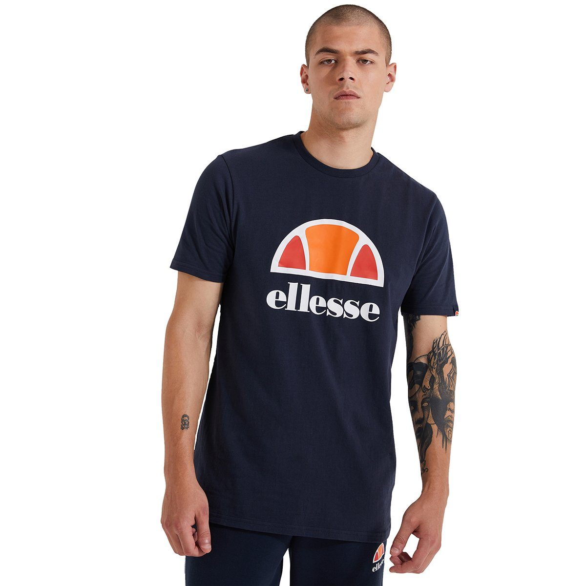Ellesse T-Shirt Dyne (kein Set, 1-tlg., kein Set) mit Logodruck