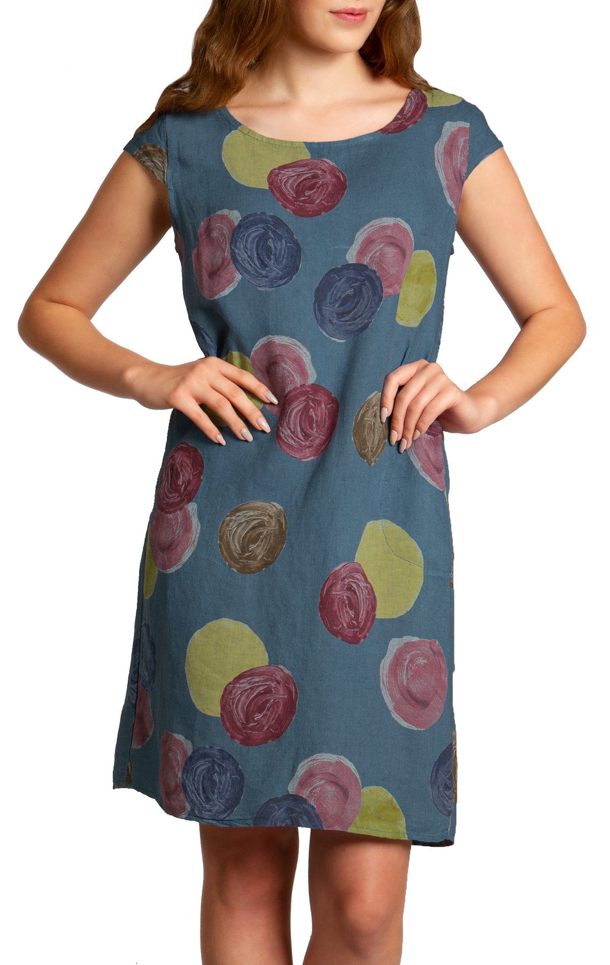Caspar Sommerkleid SKL033 leichtes knielanges Damen günstig online kaufen