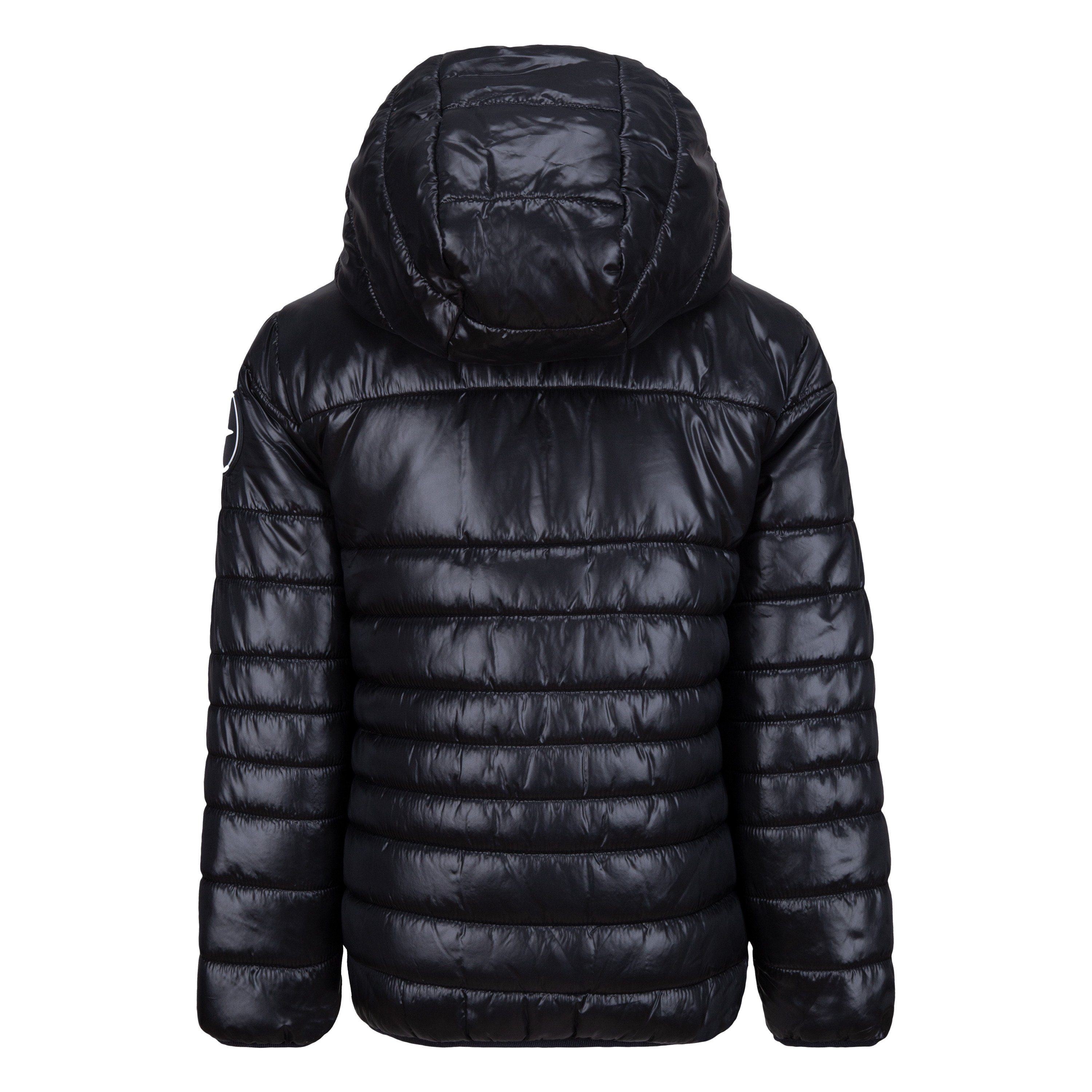 hoher Saum Kragen Sportswear Steppjacke für Elastische und Nike Kapuze mit am Bündchen Kinder,