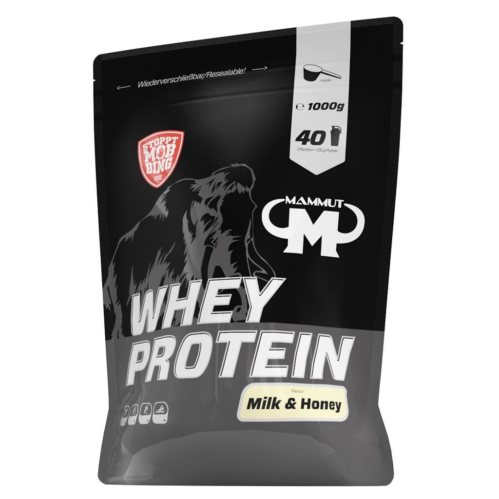Mammut Nutrition Whey Protein - 1000 g Zipp-Beutel Pulver, 1000 g