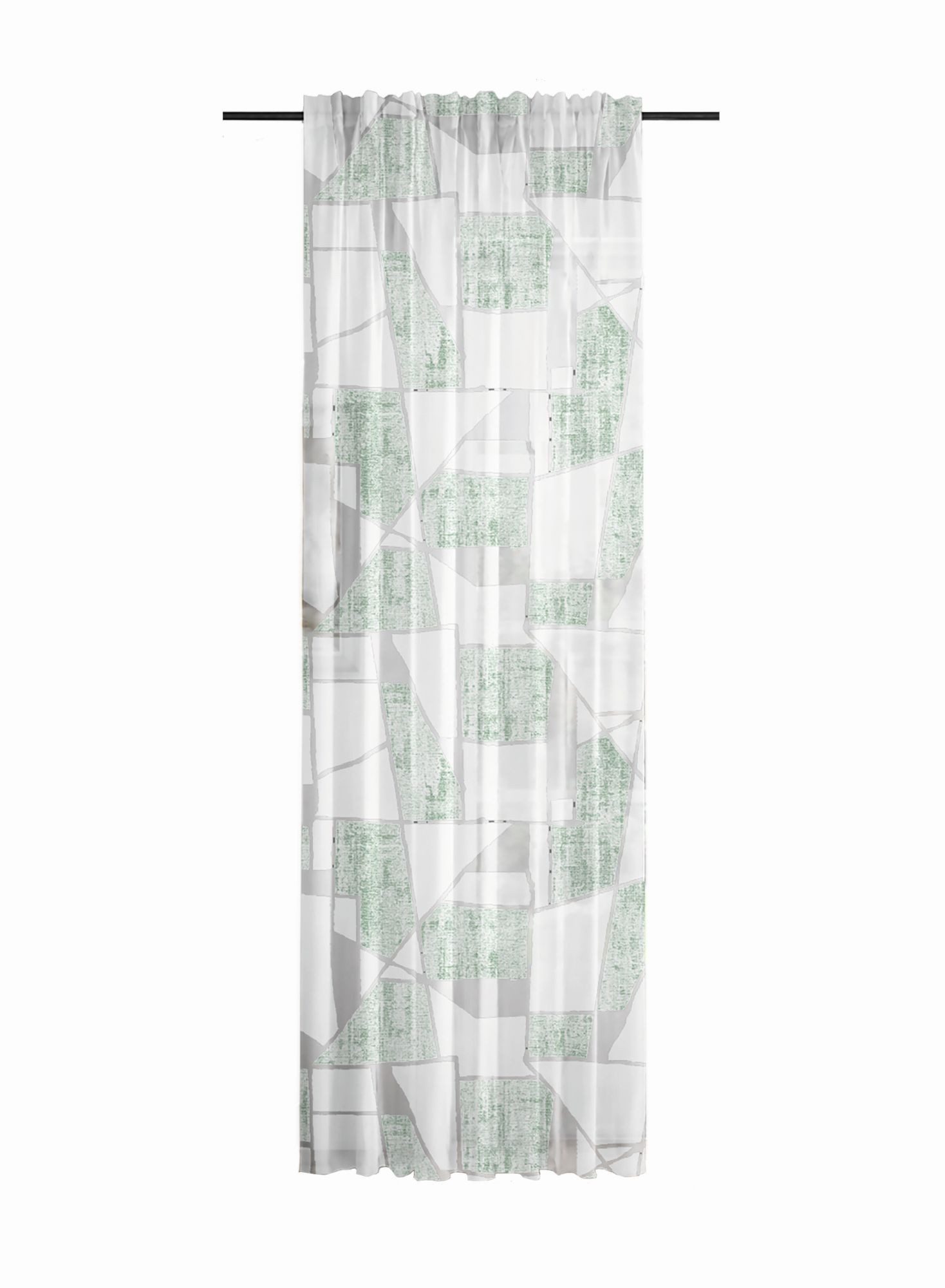 Gözze Vorhang Ambiente Trendlife Ted Vorhang verdeckte Schlaufe SALBEI 140X245CM