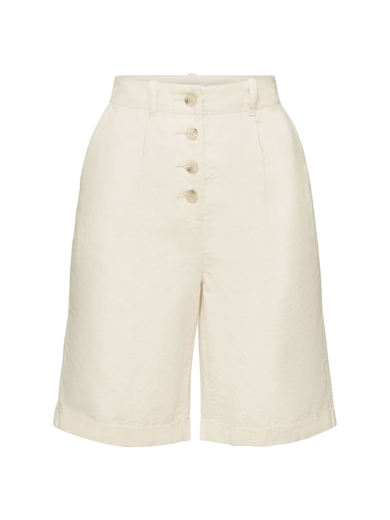 Esprit Shorts Shorts mit Knopfleiste (1-tlg)