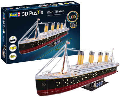 Revell® 3D-Puzzle »RMS Titanic LED«, 266 Puzzleteile