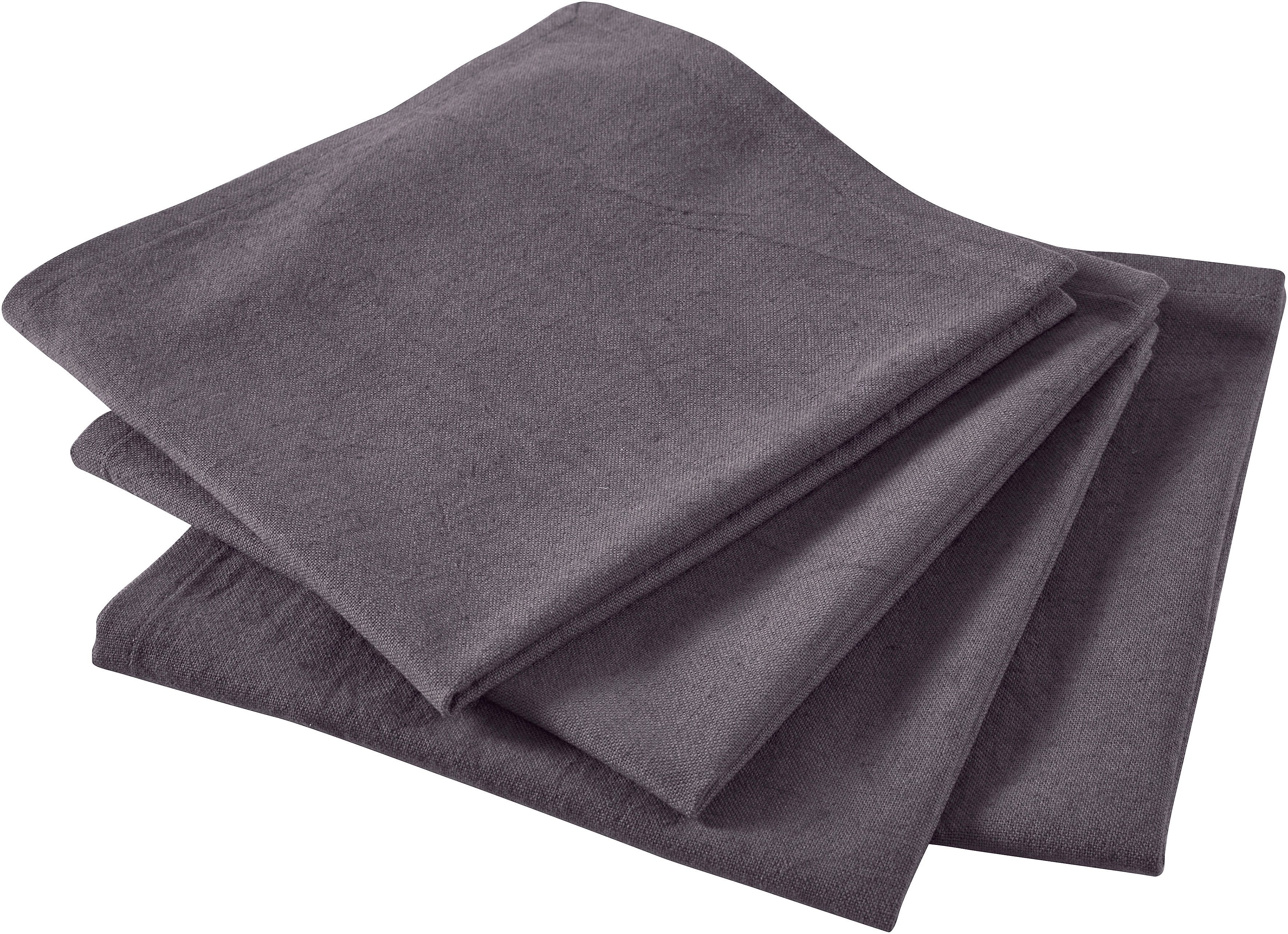 LeGer Home by Lena Gercke Stoffserviette Liaa, (4 St), Stoffserviette, Maße 40x40 cm, uni, Baumwollqualität mit Leinenanteil. € 14,99