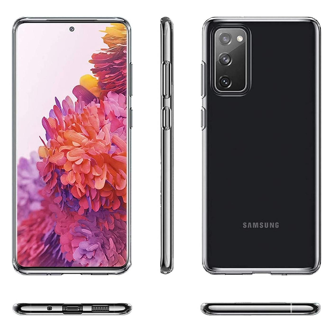 CoolGadget Handyhülle Transparent Ultra Slim Case für Samsung Galaxy S20 FE 6,5 Zoll, Silikon Hülle Dünne Schutzhülle für Samsung S20 FE 5G Hülle – Bild 4 von 5