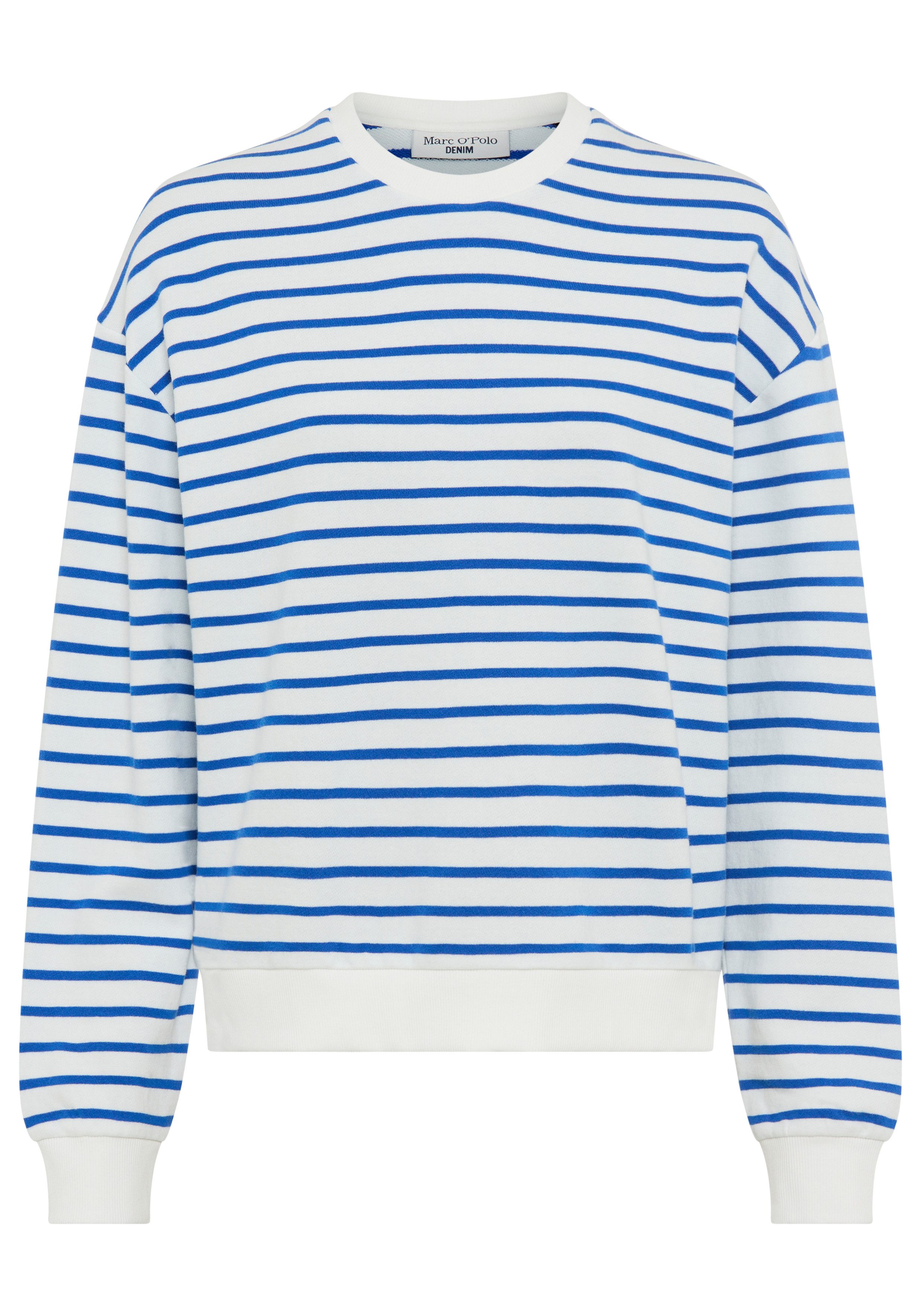 Marc O'Polo DENIM Sweatshirt oversize fit, aus reinem Organic Cotton, mit F günstig online kaufen