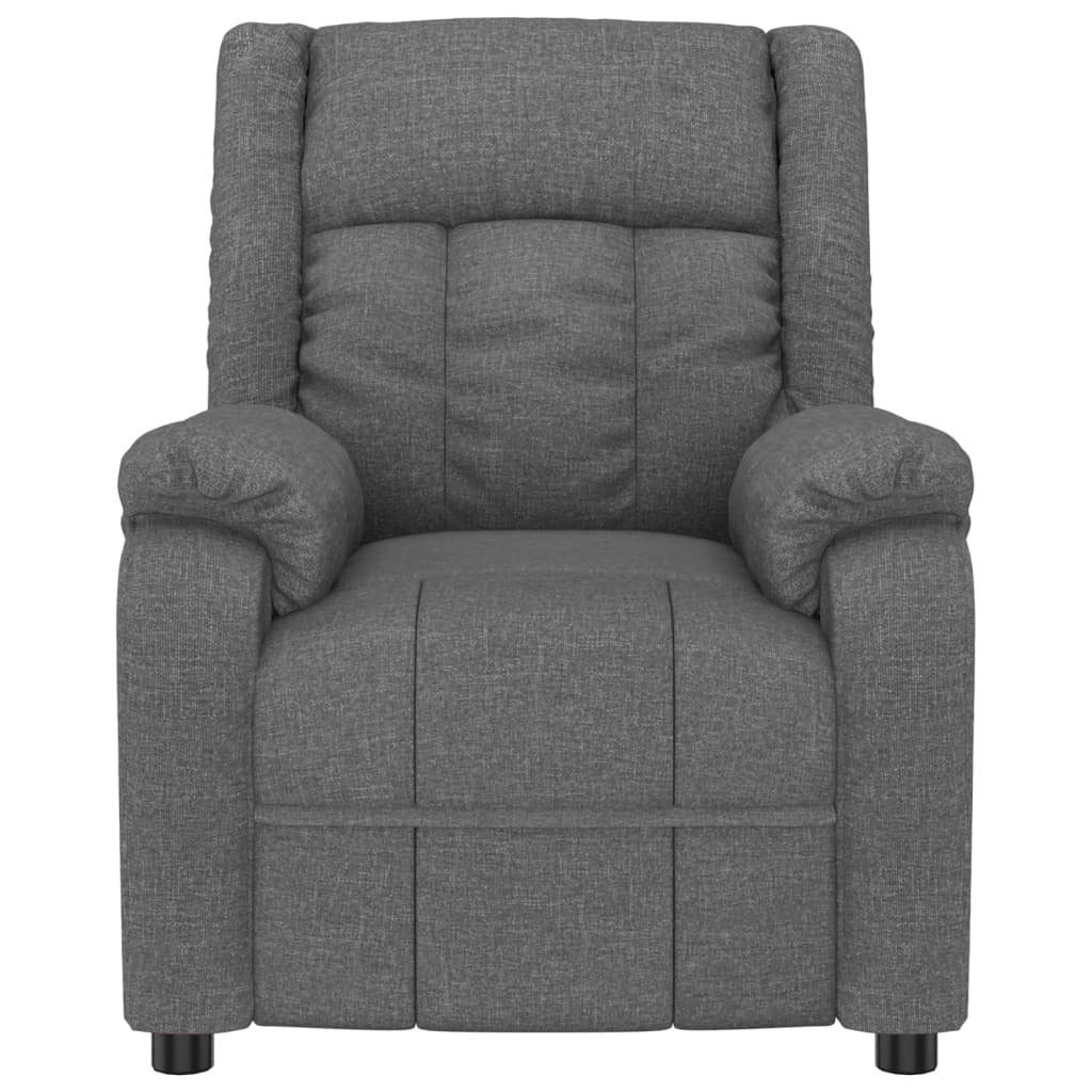 vidaXL Massagesessel Massagesessel Dunkelgrau Stoff (1-St) günstig online kaufen