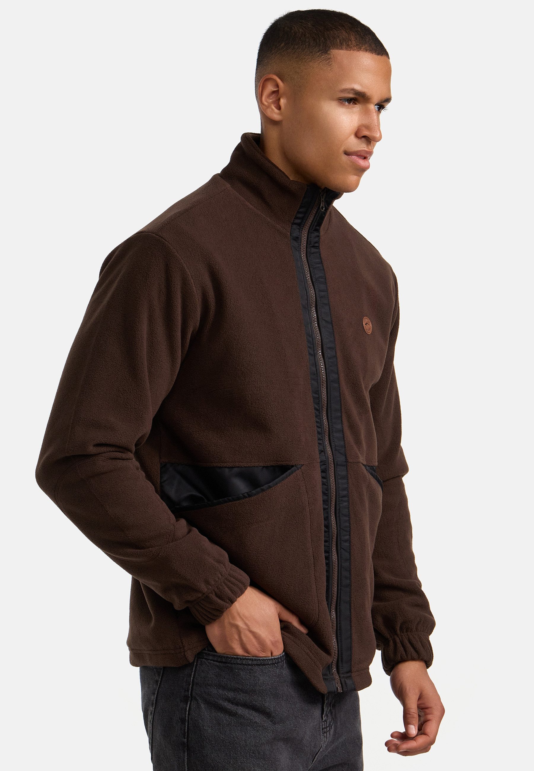 Indicode Sommerjacke Herren INFenado Übergangsjacke Herrenjacke mit hohem Stehkragen