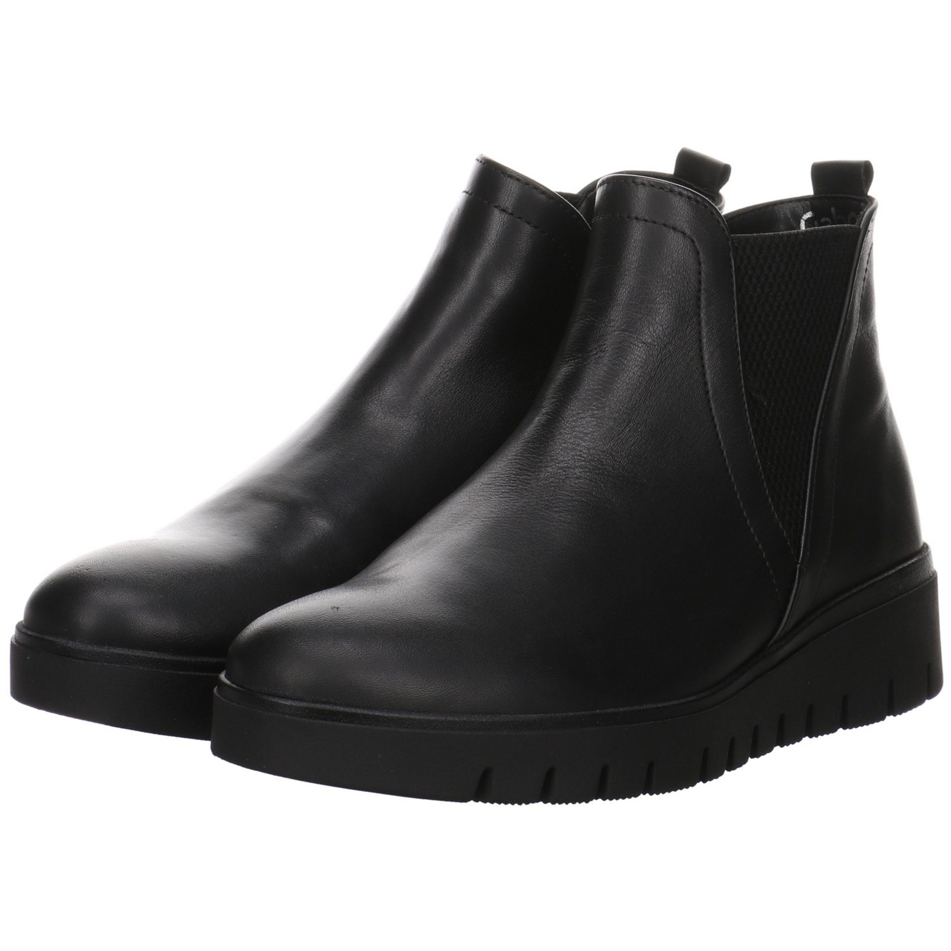 uni Leder-/Textilkombination schwarz Stiefel Gabor Chelsea Boots 57 Leder-/Textilkombination /