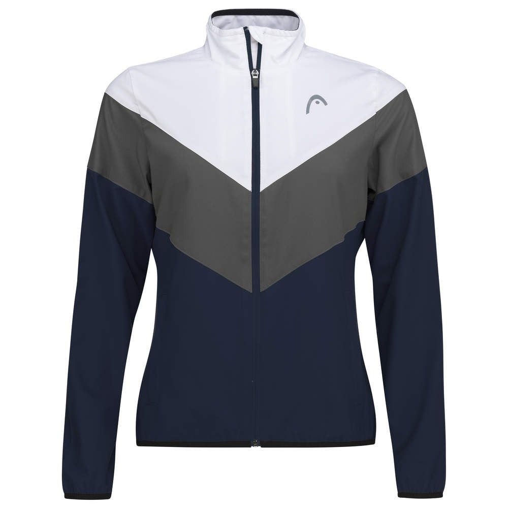 Trainingsjacke Tennis Club (modern, sportlich) dunkelblau/weiss Mädchen