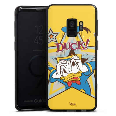 DeinDesign Handyhülle »Donald Duck Disney Offizielles Lizenzprodukt DUCK!«, Samsung Galaxy S9 Silikon Hülle Bumper Case Handy Schutzhülle