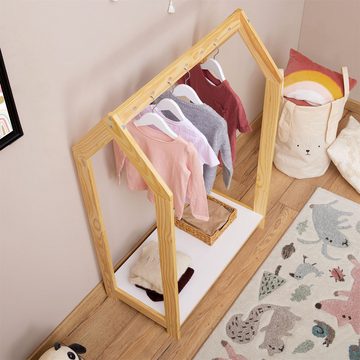 IDIMEX Kinderkleiderschrank Kinderkleiderständer kinderzimmer Garderobe Kindermöbel