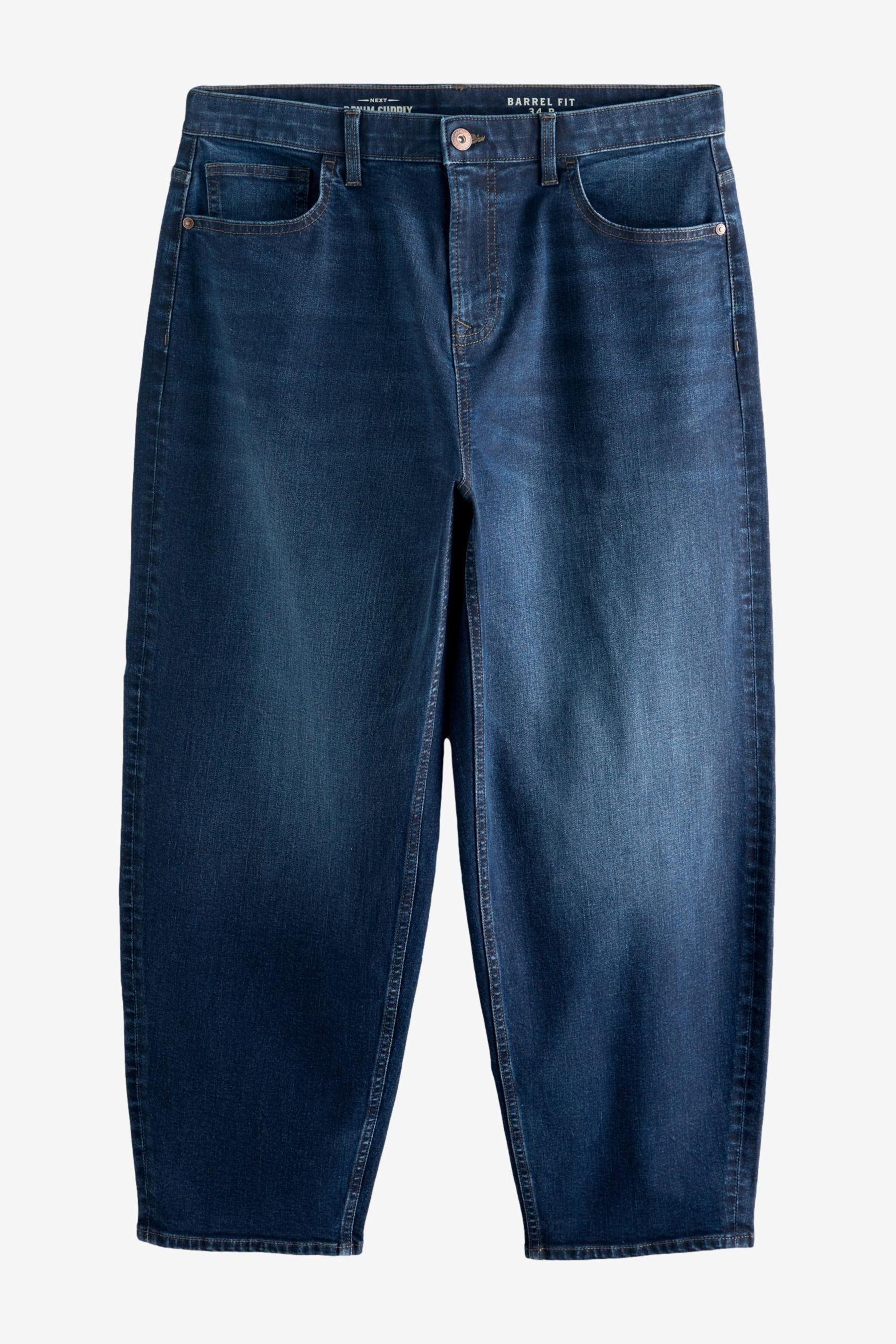 Stretch-Jeans Klassische Stretch-Jeans mit Barrel-Bein