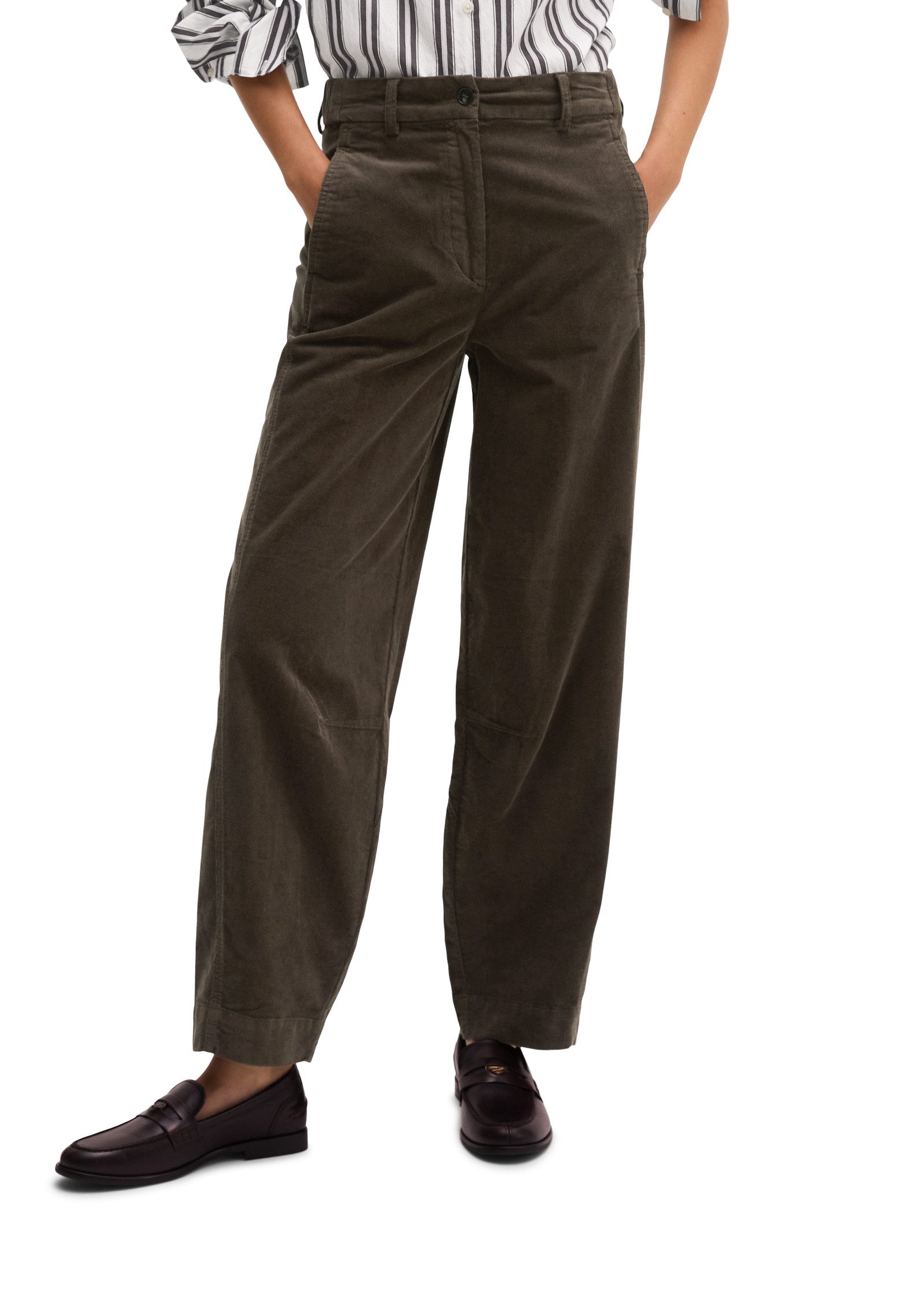 Marc O'Polo Cordhose MINU BARREL Model: Minu barrel aus Bio-Baumwolle-Mix