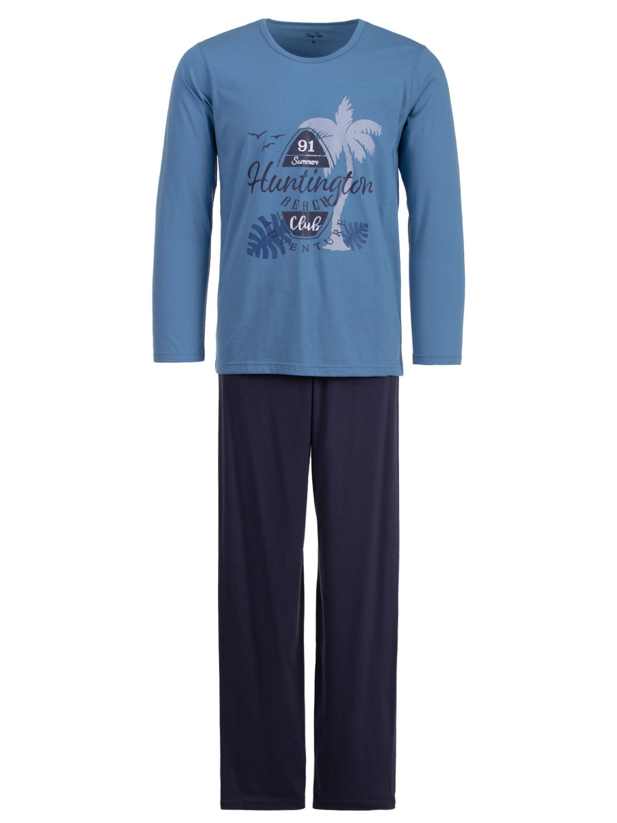 Henry Terre Schlafanzug Pyjama Set Langarm - Huntington Beach