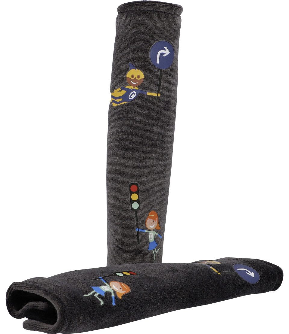 Cartrend Gurtpolster Cartrend Kids Gurtpolster-Set grau