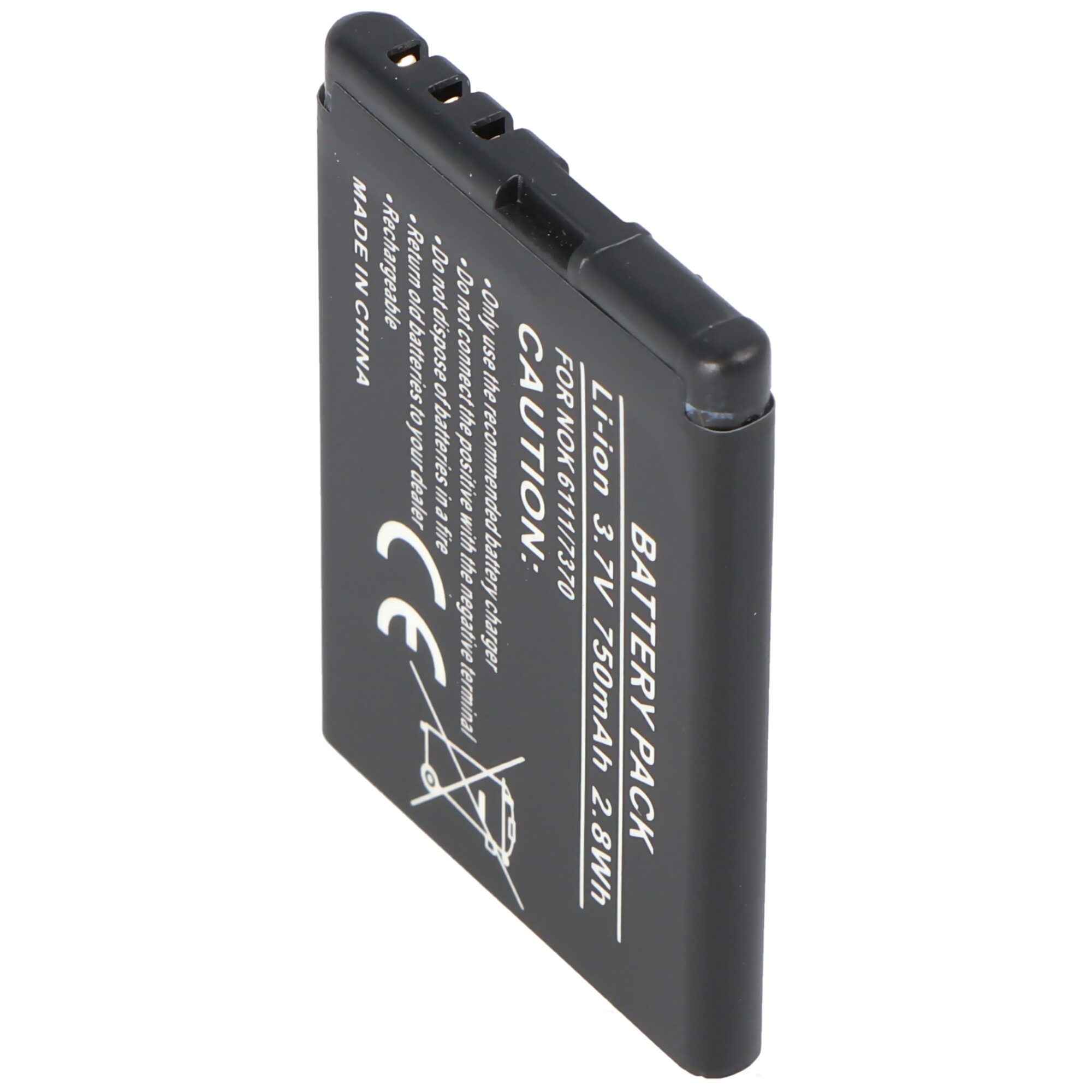 AccuCell Akku passend für Nokia 2760, 550mAh Akku