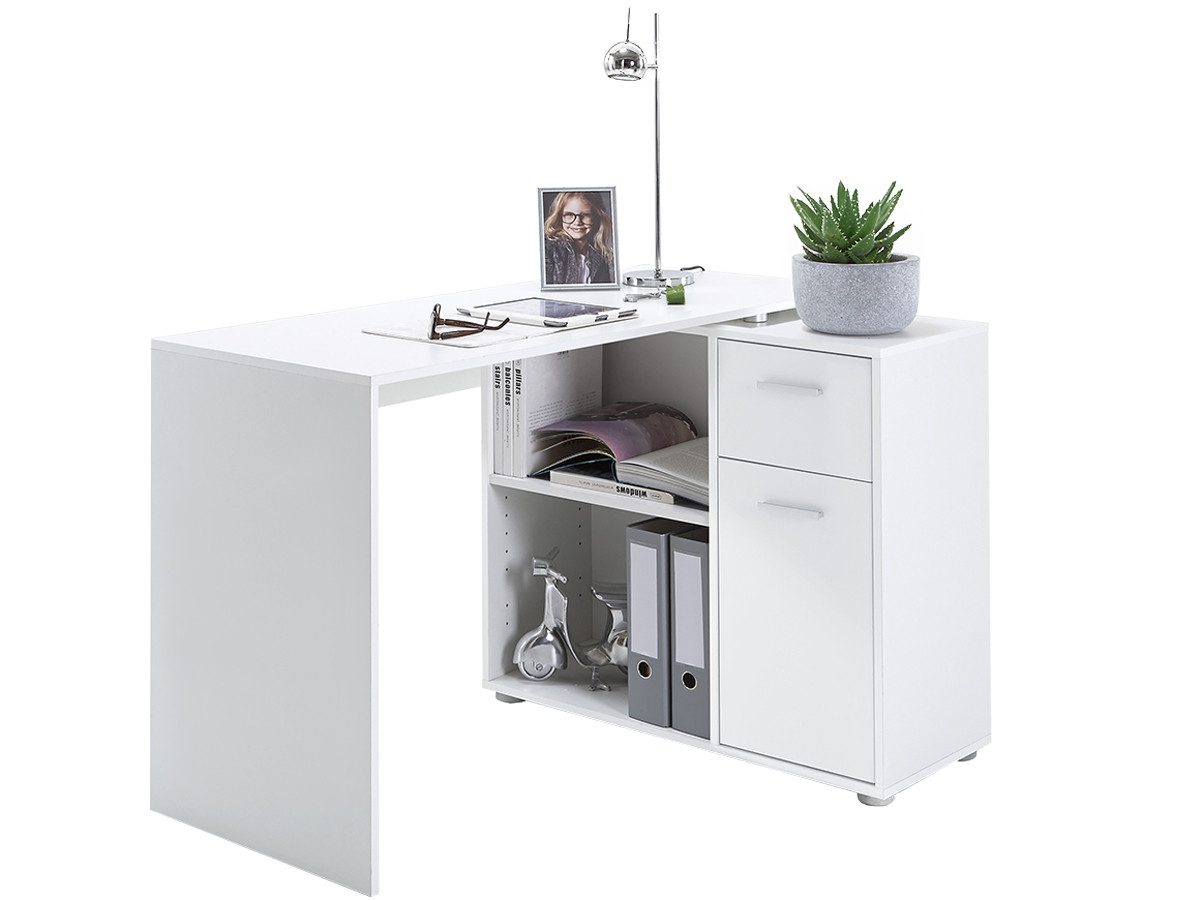 PREISBRECHER Eckschreibtisch Carmen, 83 x 74 x 117 cm (B/H/T)