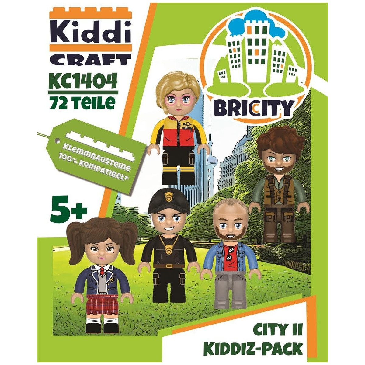 Wisam Kiddicraft KC1404 KIDDIZ Figuren-Pack City II Spielbausteine