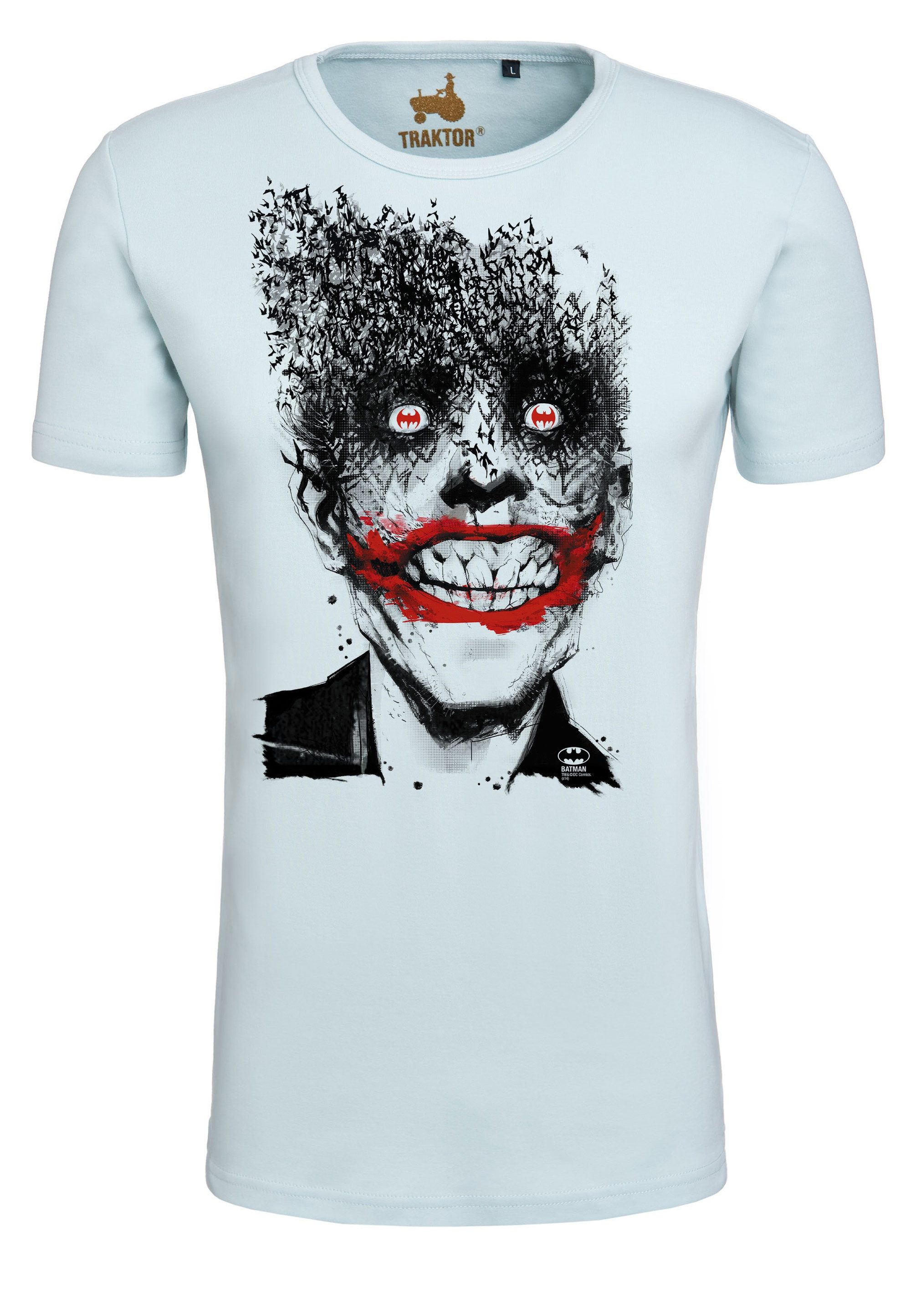 LOGOSHIRT T-Shirt Batman - Joker Bats mit trendigem Superschurken-Print – Bild 3 von 4