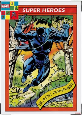 MARVEL Leinwandbild Super Heroes Black Panther, (1 St)