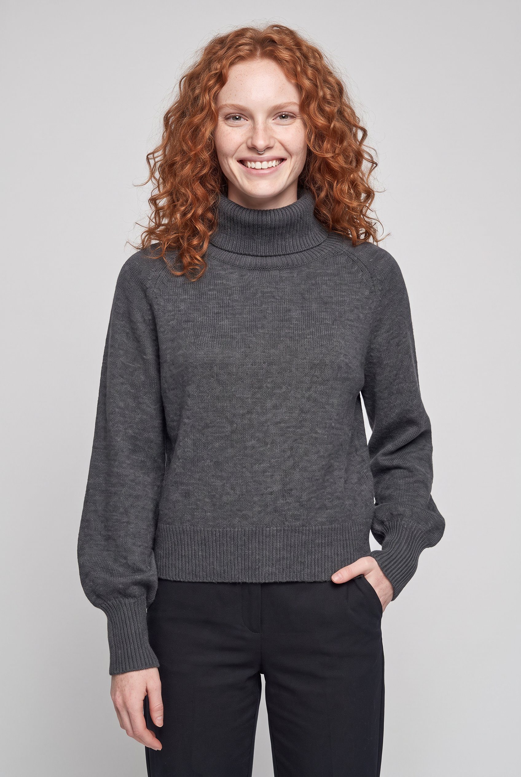 ONLY Rollkragenpullover ONLOLIVIA LS ROLL NECK CC KNT Materialmix, regular fit