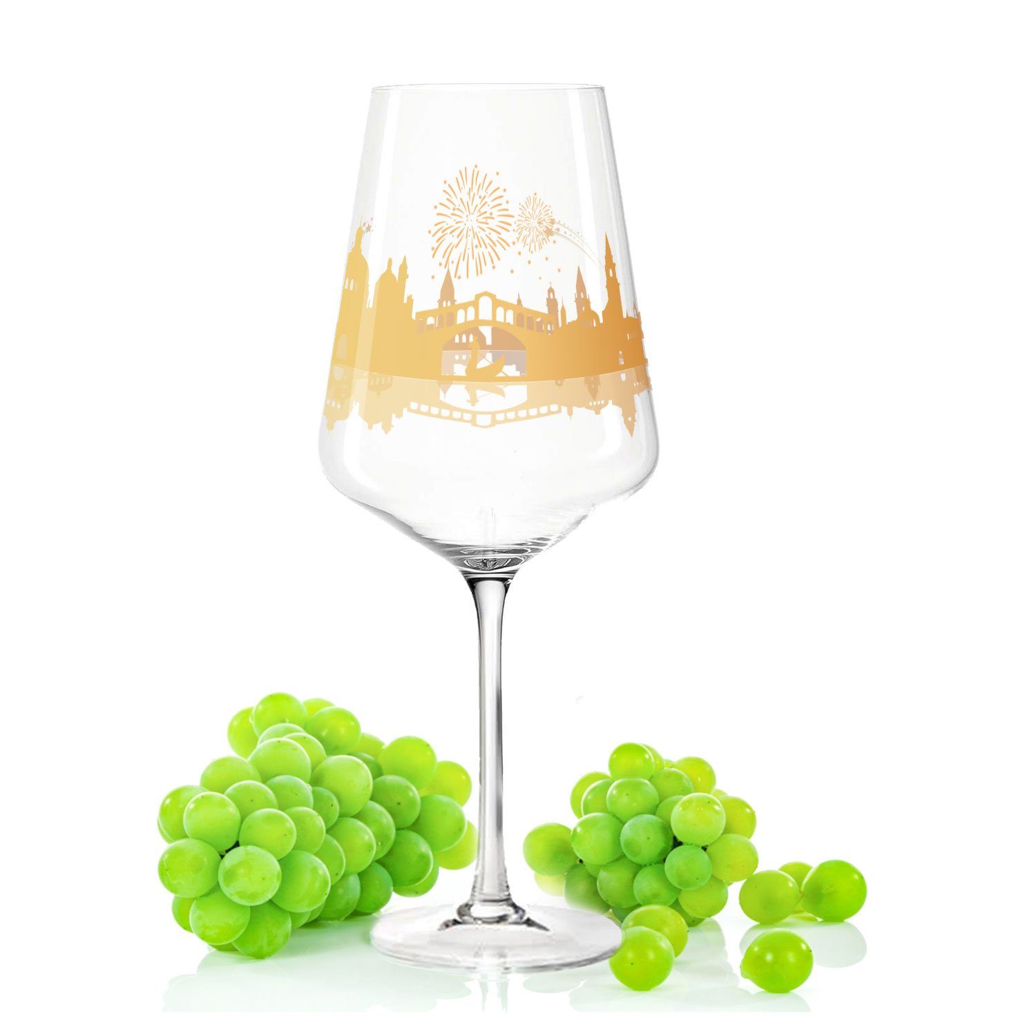 Pack De Copas De Vino Grabadas A Láser Con Botella | Regalos Elegantes