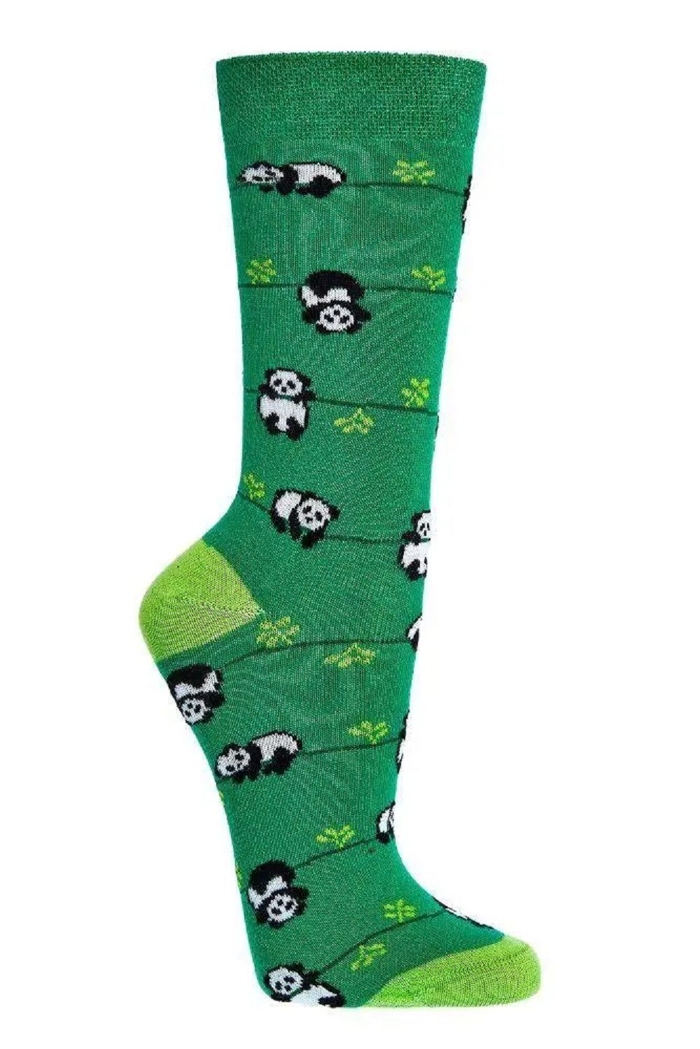 Socks 4 Fun Freizeitsocken Socks 4 Fun Motivsocken Panda 2er Bündel (2-er Bündel, 2-Paar, 2 Paar) lustiges Design