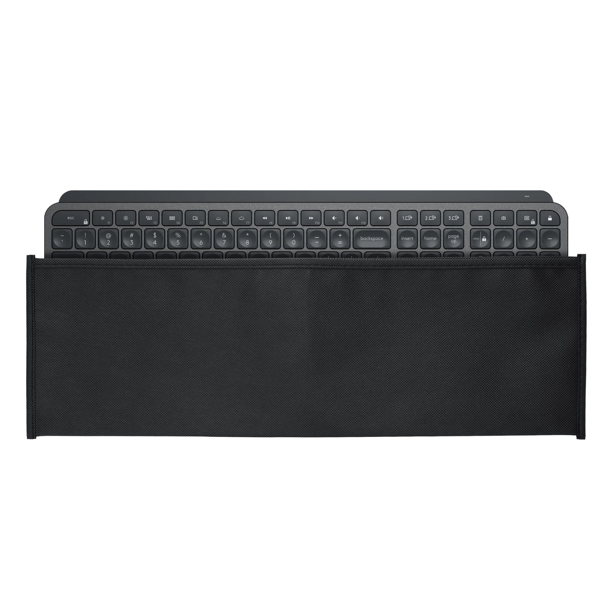 kwmobile Etui Hülle für Logitech MX Keys Wireless, PC Tastatur Schutzhülle - Keyboard Staub Cover Case