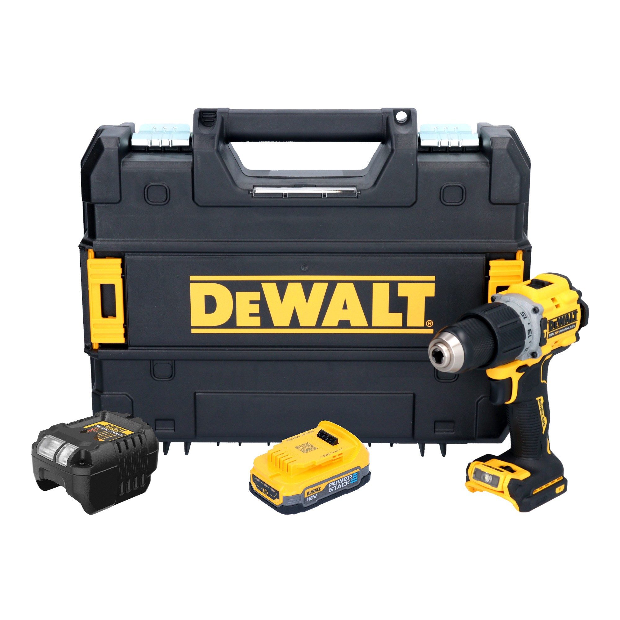 DeWalt Akku-Schlagbohrschrauber DCD 805 E1T Akku Schlagbohrschrauber 18 V 90 Nm Brushless + 1x