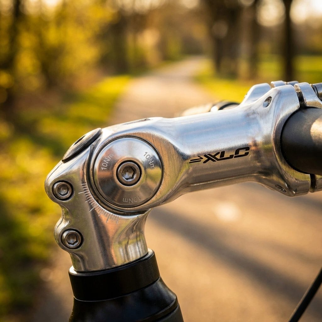 XLC Fahrradlenker XLC Vorbau ST-T02 Alu Ø 25,4mm für 1 1/8" Gabel 120mm silber